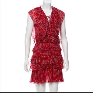 I.R.O Red Flowy Dress